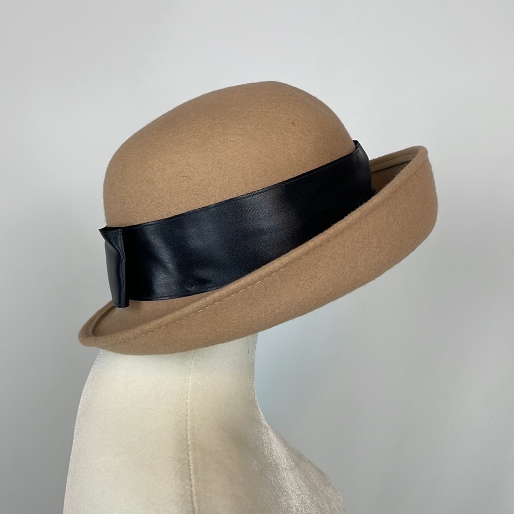 Wool bowler hat